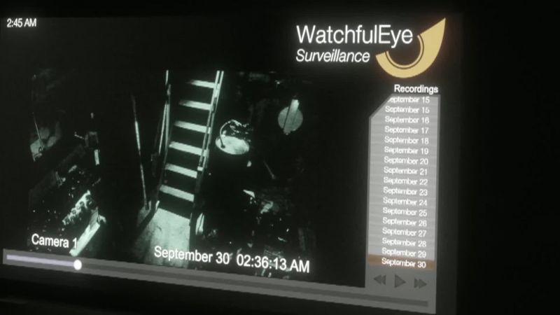 Thomas, I'm looking at the video surveillance footage