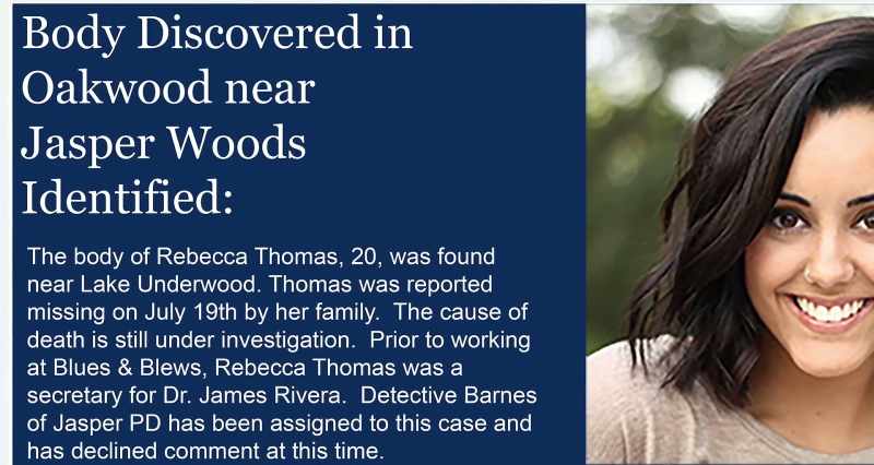 Thomas was reported missing on July 19th by family