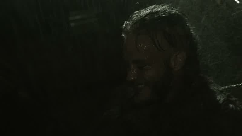 Thor is striking his anvil