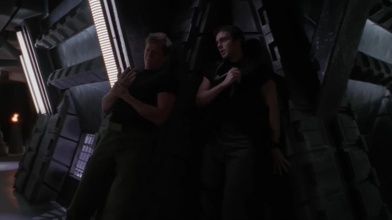 Those were all the Jaffa going into the cargo bay, which is just down the hall