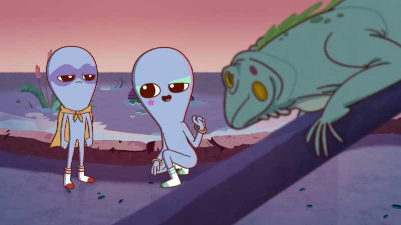 Those are finger-ish? - [croaks]