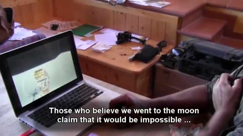 Those who believe we were on the moon claim that it's impossible