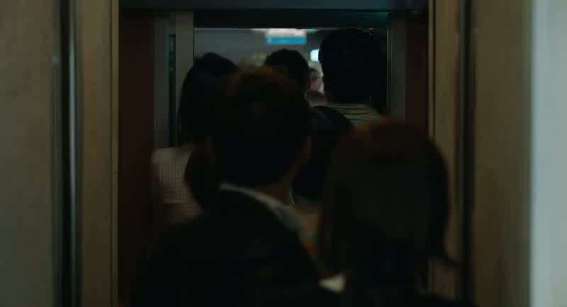 Those in the front, hurry up!
