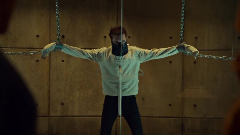 Those restraints will stop him from hurting himself