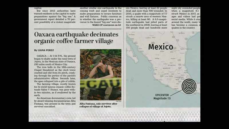 Those two horrible tragedies back to back