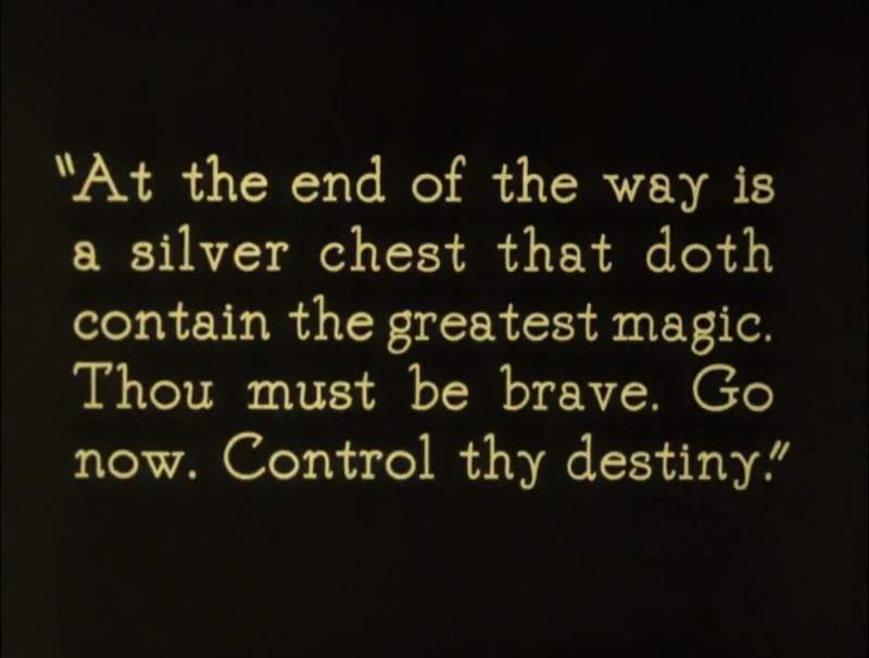 Thou must be brave