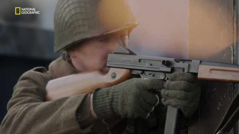 Though struck by enemy fire