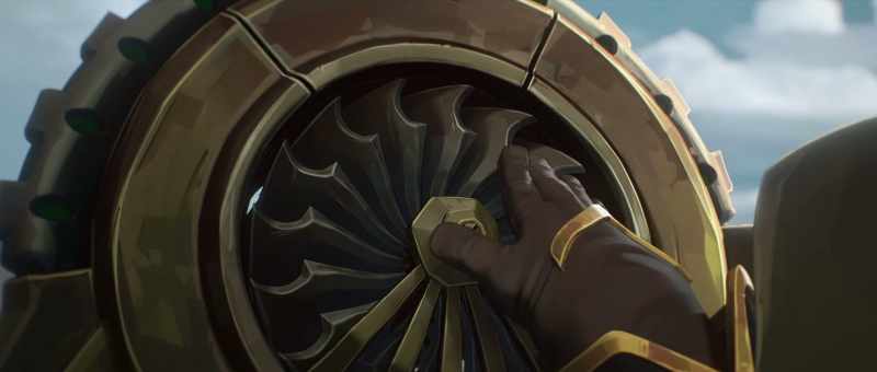 Though these blades seem improperly pitched
