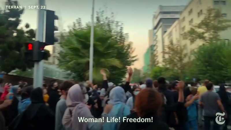 Thousands of young Iranians