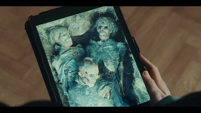 Three bodies, not buried in any particular way