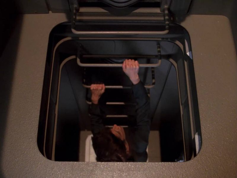 Three more decks, then we take corridor 15B to ten-forward
