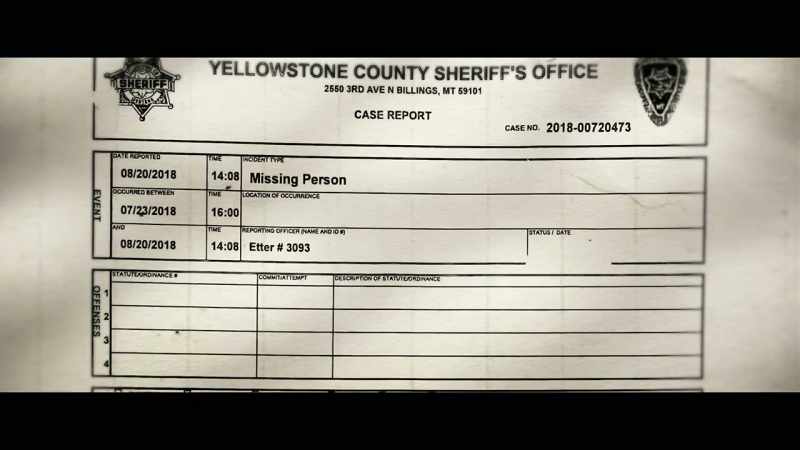 Three weeks after searching, my mom filed a missing persons