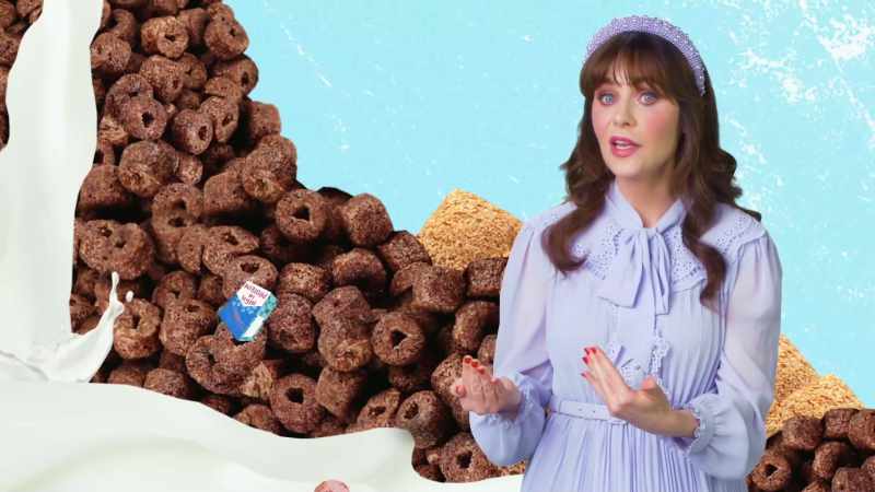 Three, whatever you pour on your cereal