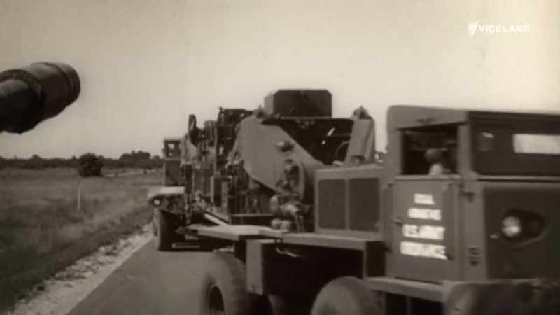 Three years after work on the gun had commenced