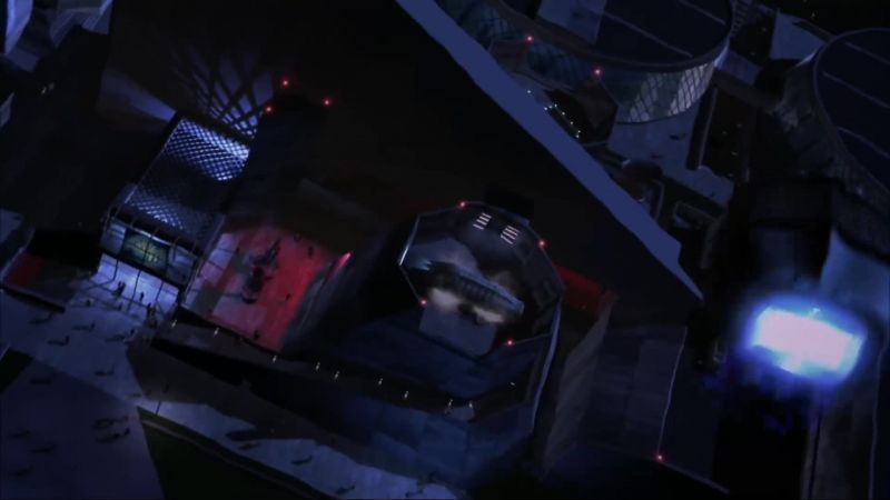 Through this plaza