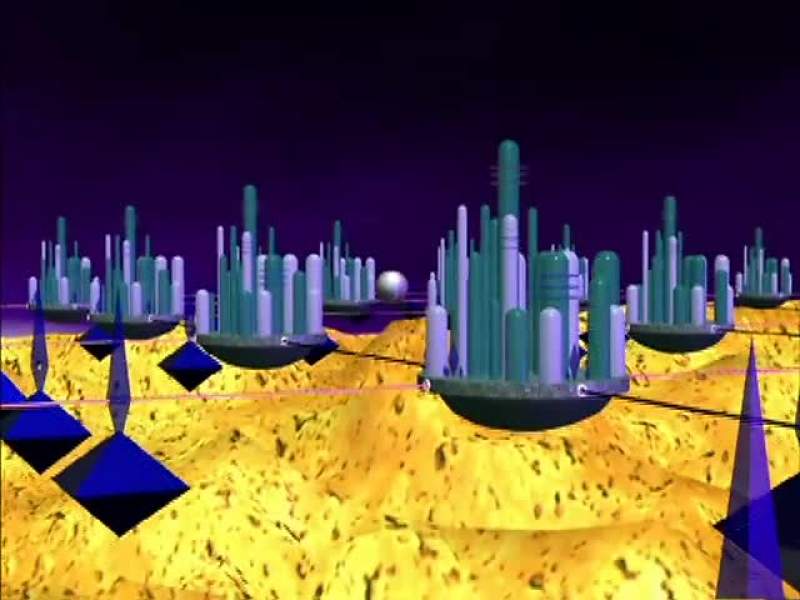 Through systems peoples and cities to this place