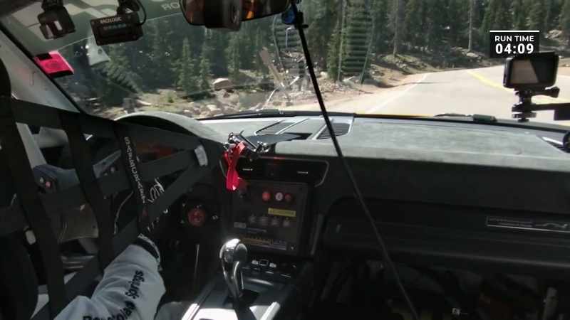 Through the brake check area at Glen Cove