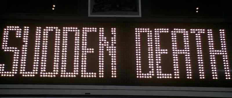 Throw away the clocks, because the next goal is going to win the Stanley Cup