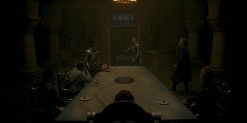 Throw down your sword and remove your cloak, Ser Criston