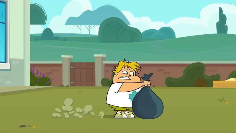 (Throwing grunt)