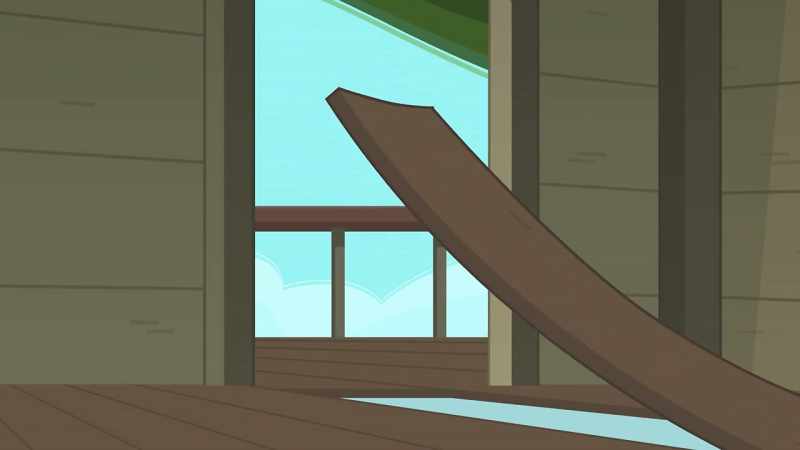(Thud) - (Evil laugh)
