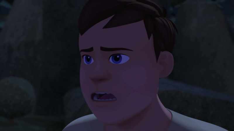 [thunder booming]