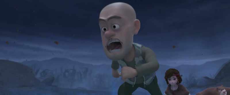 (thunder crashing)
