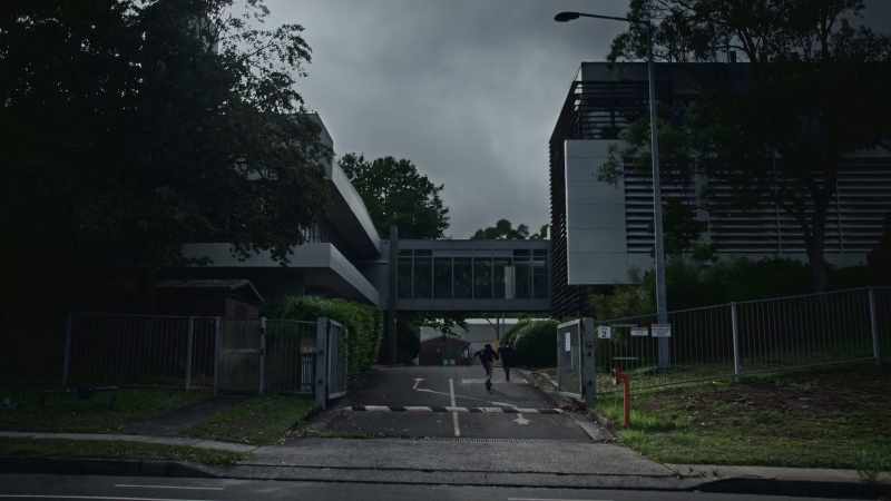 [thunder rumbling] -[rain pattering]