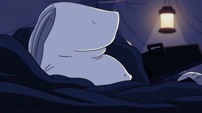 [thunder rumbling] -[rain pattering]