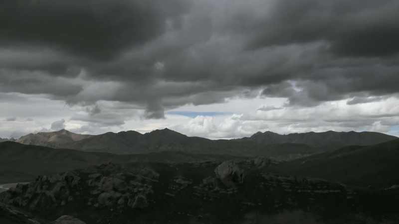 (THUNDER RUMBLING)