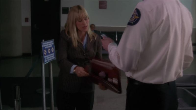 Ticket and ID, please. - I'm not actually flying tonight