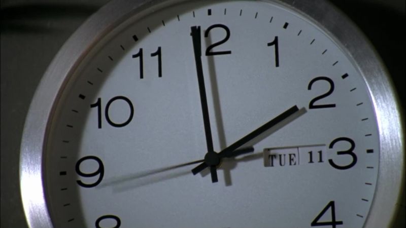 [Ticking Loudly]