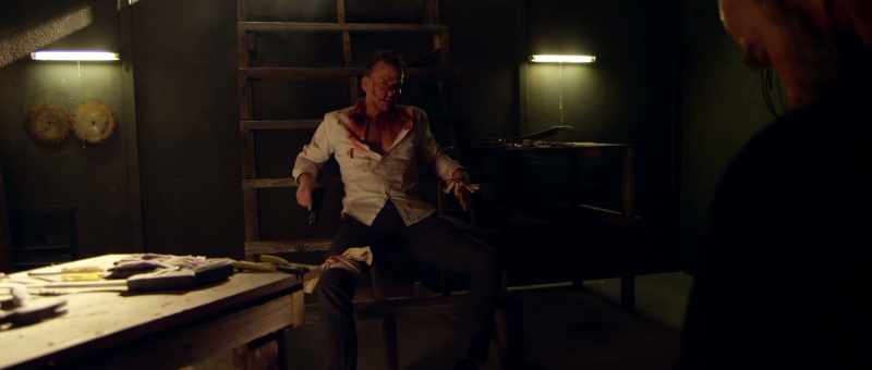 Tie his arms out of the way