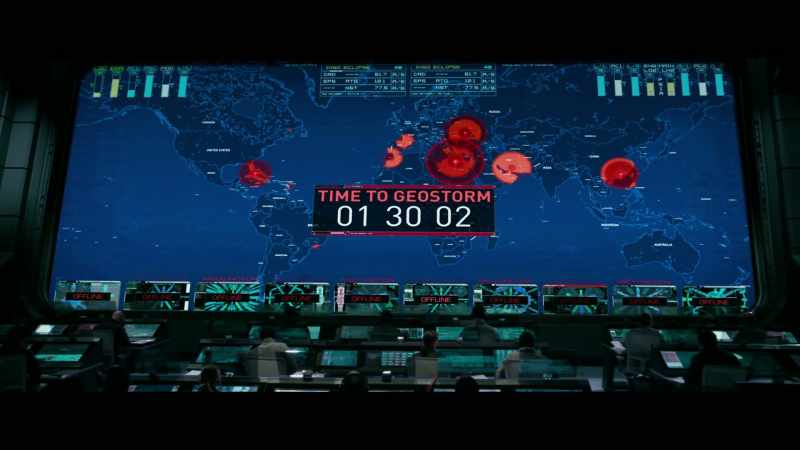 Time to geostorm, one hour, thirty minutes