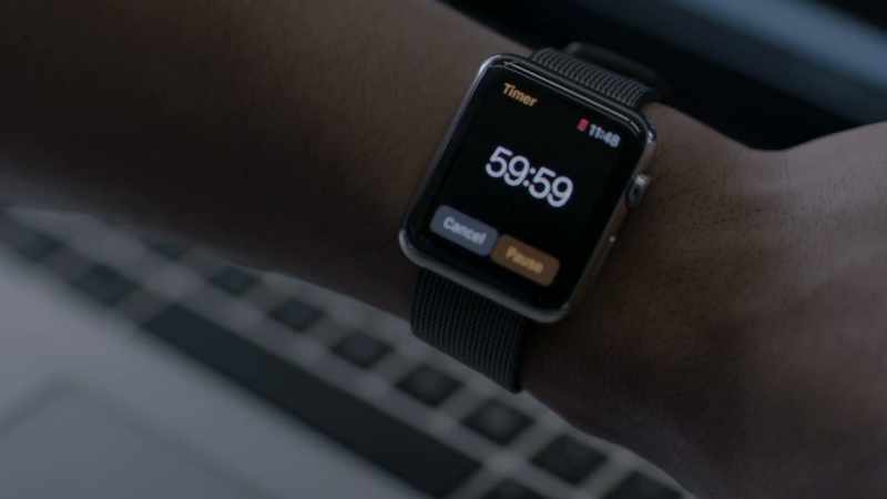 [timer beeping] - [whimpers]