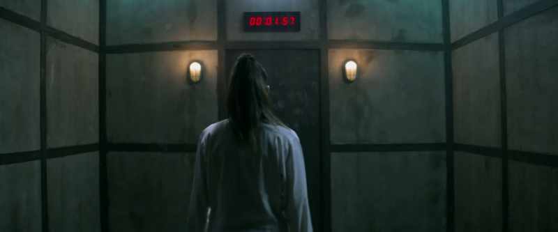 (TIMER BEEPS) (MUFFLED GRUNTING, CLAMORING)