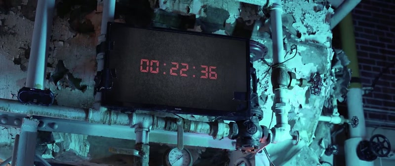[timer ticking] [tense music]