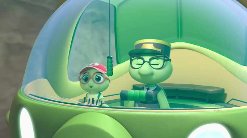 [Timmy] ♪ We'll be comin' round the coral when we come ♪