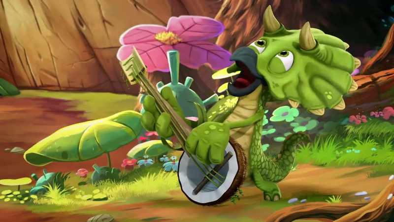 �� Tiny and her banjo! Singing high and singing low! ♪