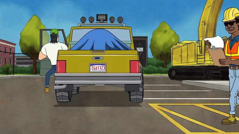 (tires screech)