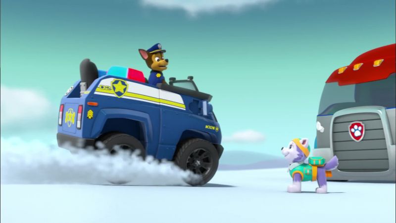 (Tires screeching)