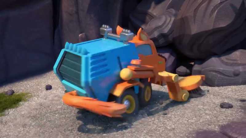 [tires screeching]