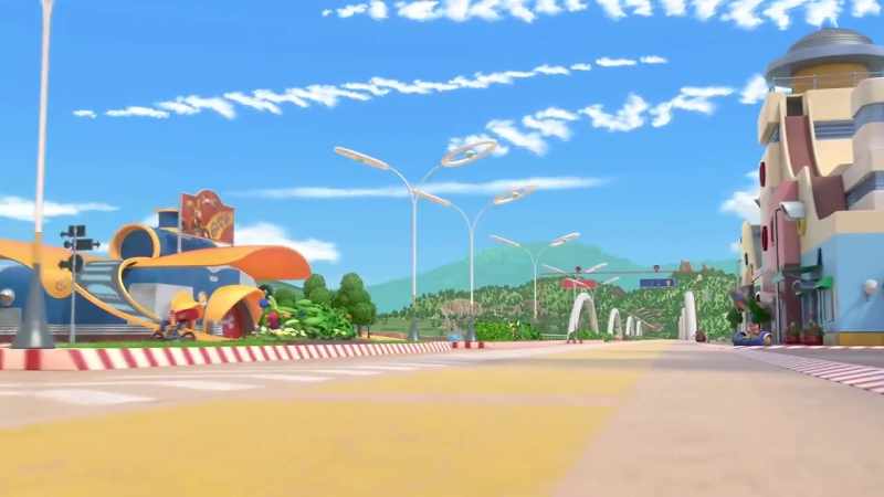 (tires screeching)