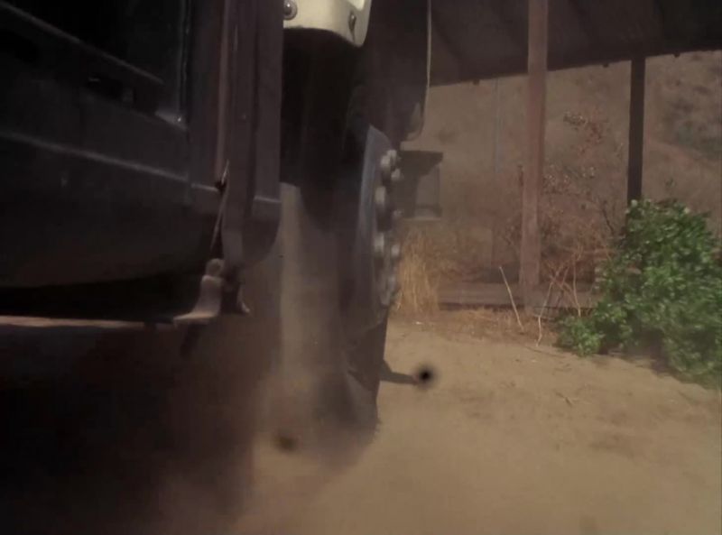 [tires screeching]