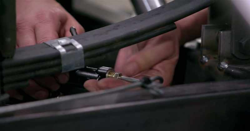 To accelerate, Baker manipulated a rheostat
