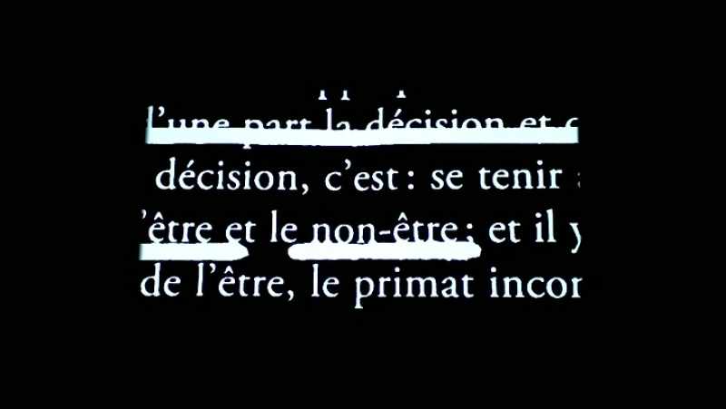 To be or not being