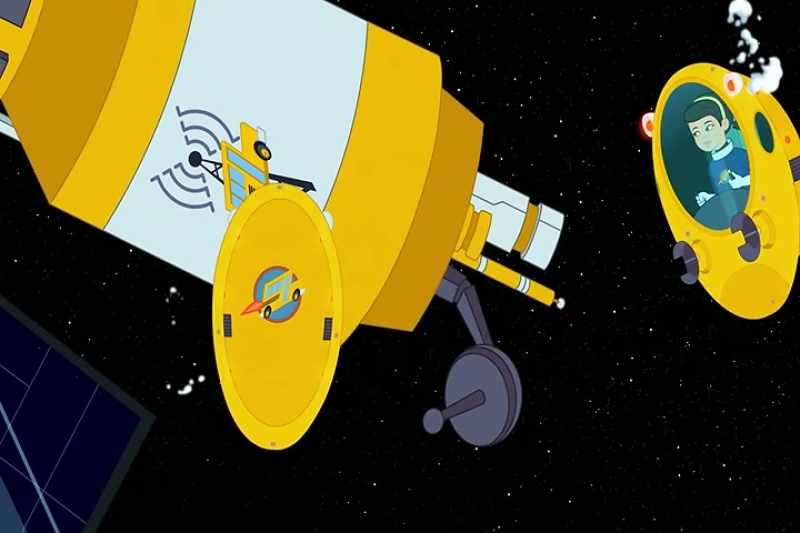 To fix our satellite, we have to take space pods to get to it