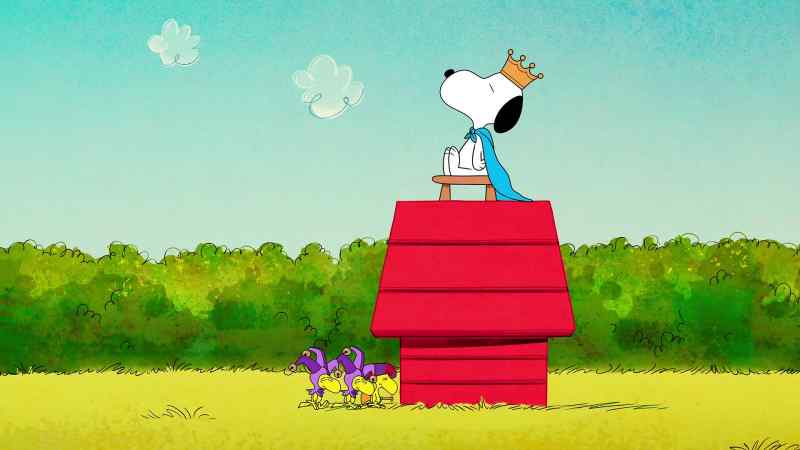 To his greatness, King Snoopy