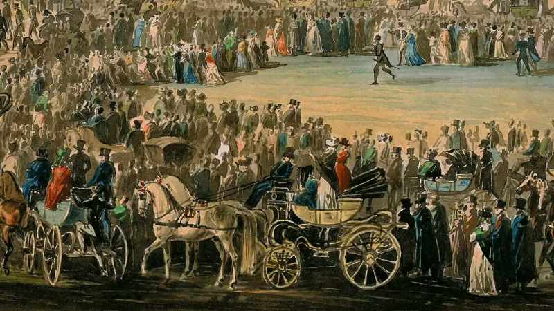 To have a procession like that, you might expect that for an emperor