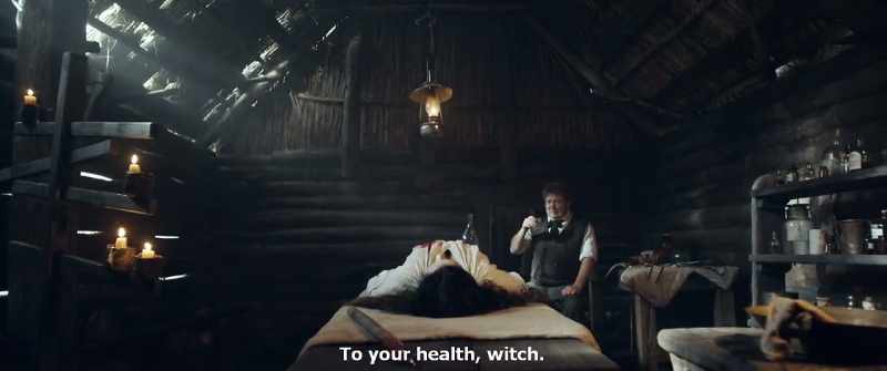 To your health, witch